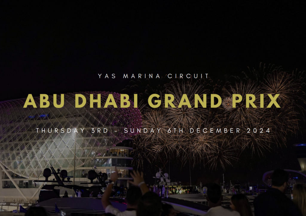 ABU DHABI GRAND PRIX YAS MARINA CIRCUIT WITH CROFTON AND PARK