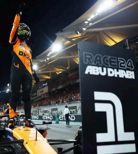 McLaren paddock experience Abu Dhabi VIP F1 pit garage hospitality Zak Brown McLaren private tour FIA motorhome interior Abu Dhabi 2019 McLaren engine cover signed Formula One Abu Dhabi finale VIP